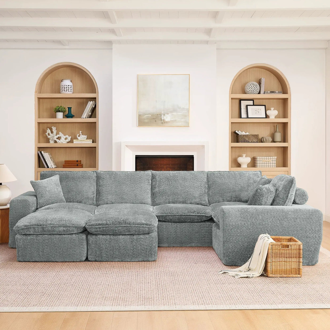 Sectional Sofa With Moveable Ottoman by HouseOfZazla