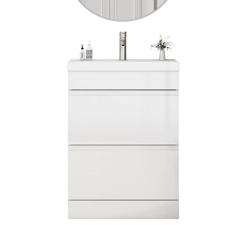 24-inch Bathroom Vanity With Sink Combo by HouseOfZazla