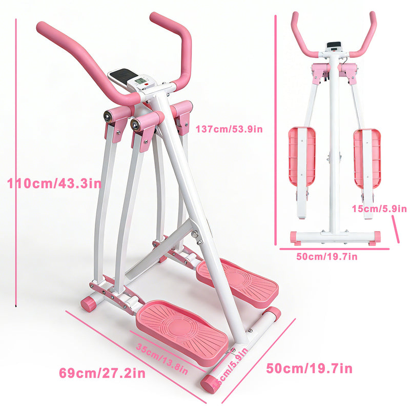 Air Walk Elliptical Machine - Foldable Cardio Cross Trainer by HouseOfZazla