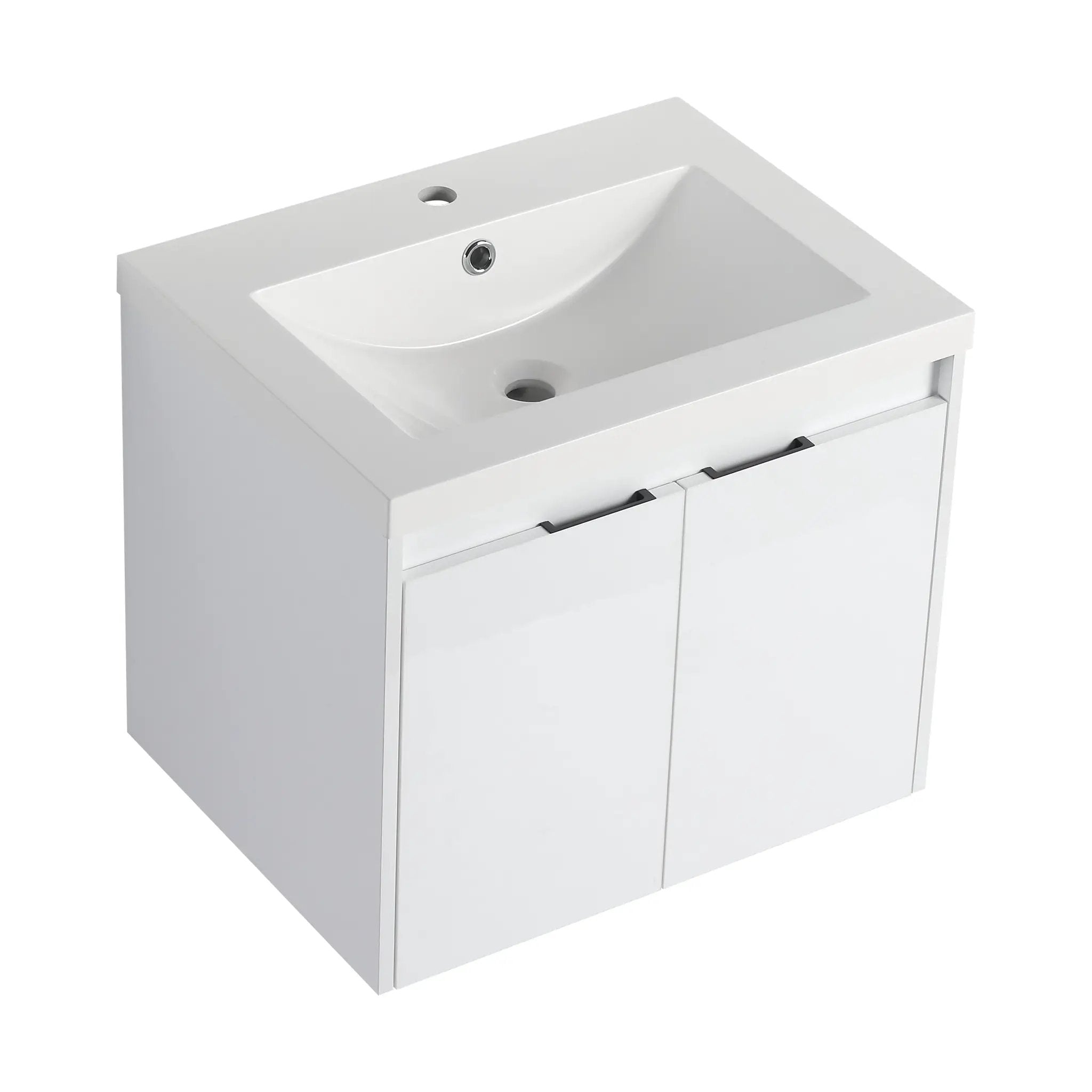 24" Bathroom Vanity With Resin Sink by HouseOfZazla