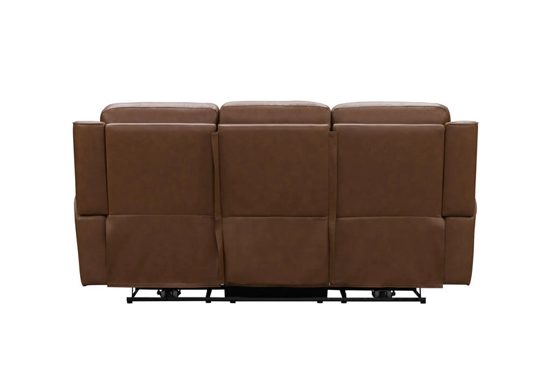 Pierce - Power Sofa With Power Recline, Power Headrest (Drop Down Table With Two Cup Holders)-Zero Gravity, Lumbar by Unique Piece Furniture