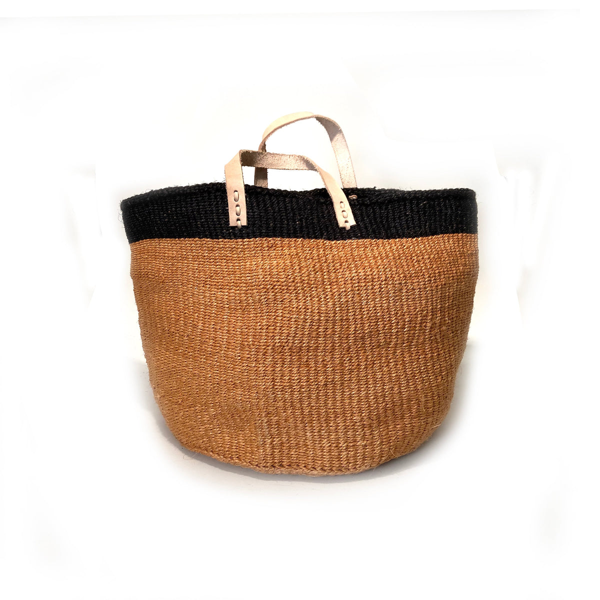 Floor Basket with Leather Handles, photo 6 of 7
