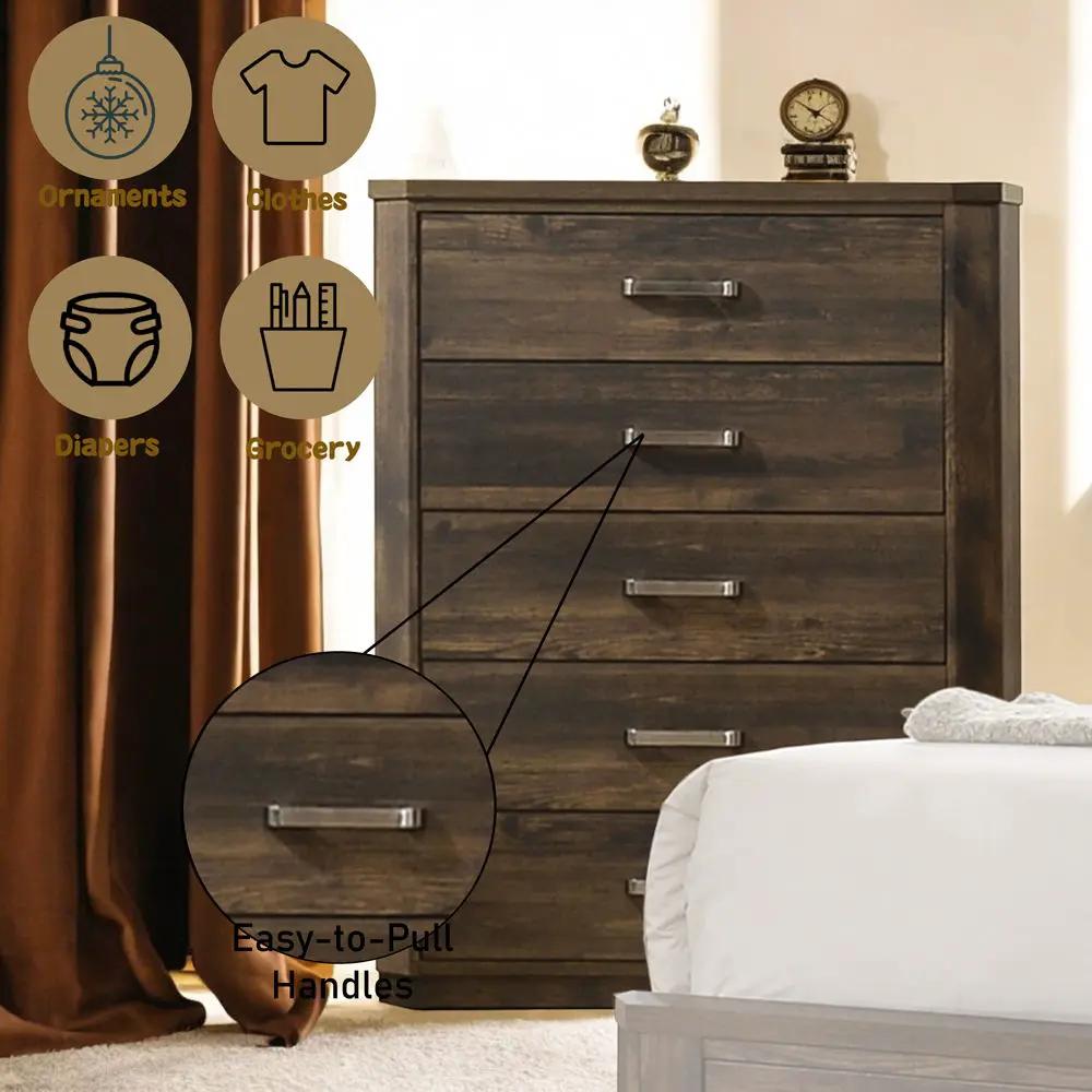 Elettra - Chest - Rustic Walnut by Unique Piece Furniture