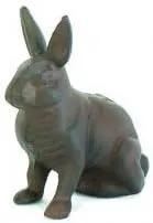 Cast Iron Rabbit Bunny Standing by GreenHaven Gardens