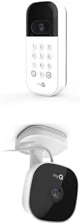 Bundle of myQ Smart Garage Door Video Keypad + myQ Smart Garage Security Camera by GreenHaven Gardens