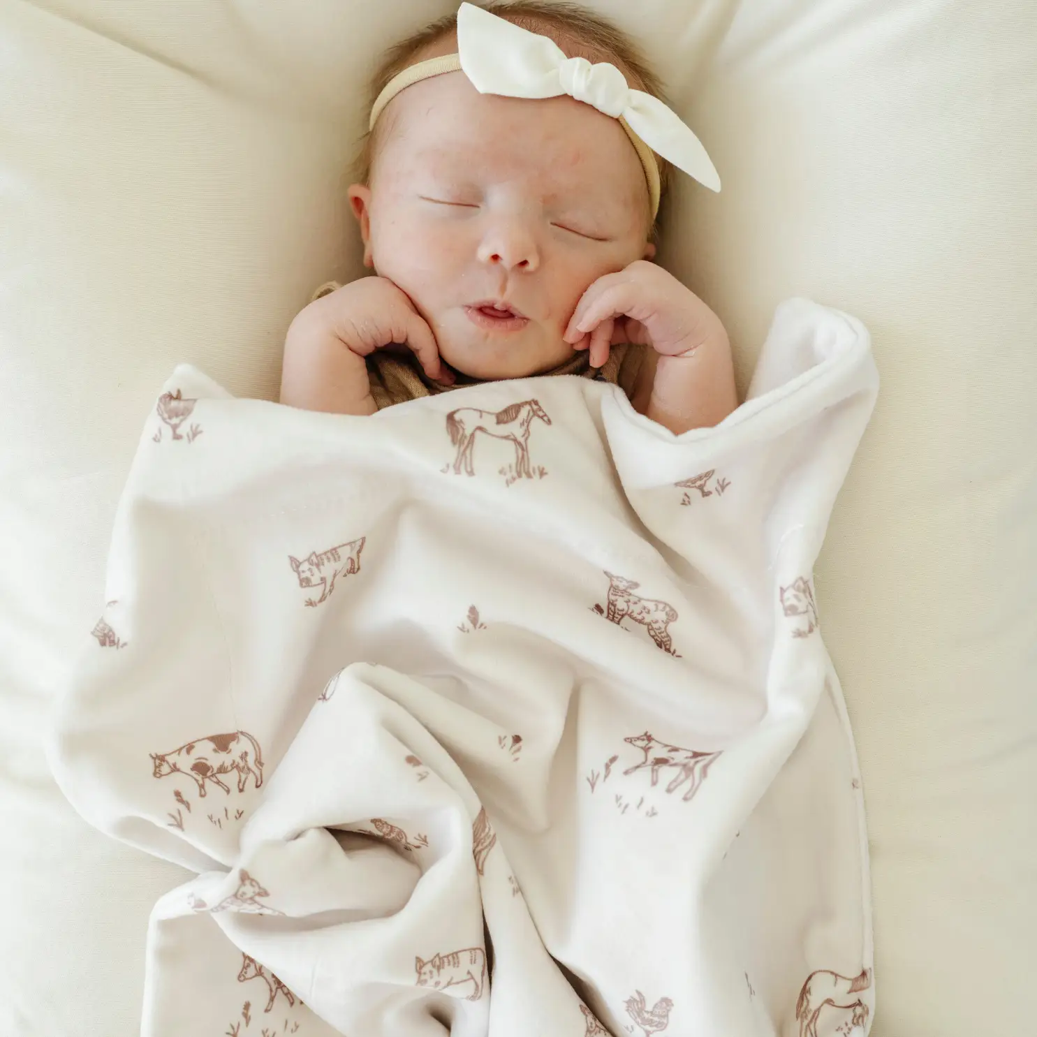 Minky Stretch Receiving Blankets by HouseOfZazla