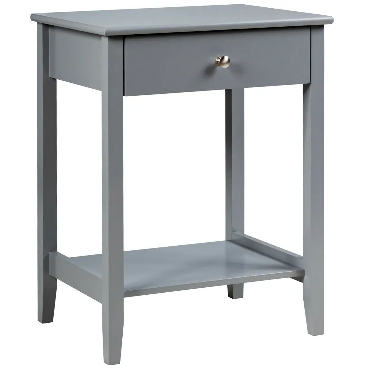 Wooden Nightstand End Table Storage Display, photo 12 of 16