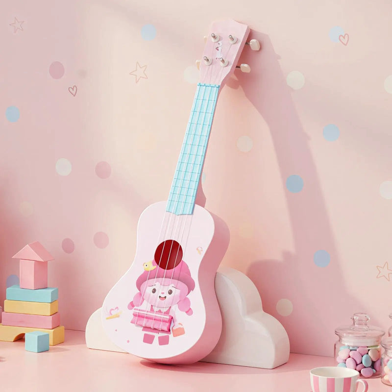 21 Inch Children Mini Ukulele with 4 Nylon Strings and 12 Frets by DirectDeals