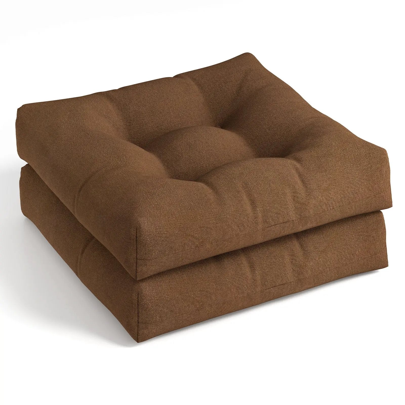 21 Inch x 21 Inch Patio Chair Seat Cushion Pads for Indoor and Outdoor by DirectDeals