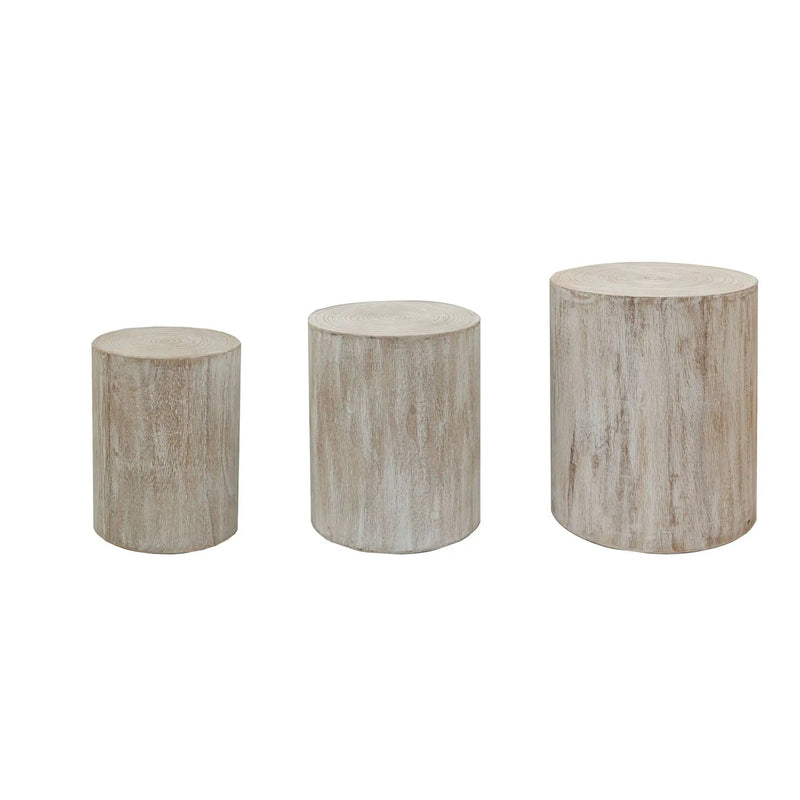 Cylinder Nesting Tables (Set of 3) by HouseOfZazla