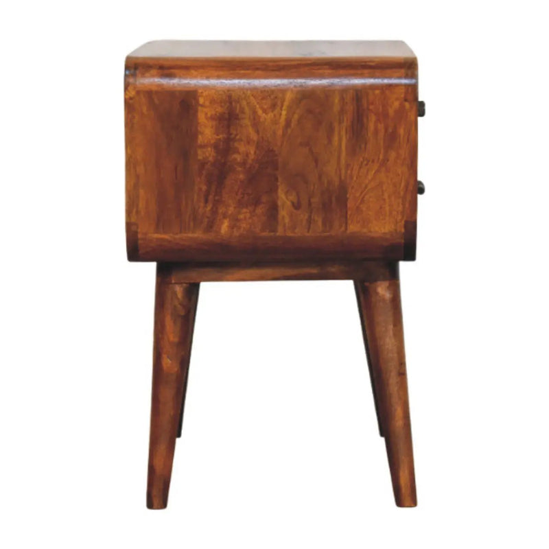 Avora - 3 Drawer Nightstand - Brown by HouseOfZazla