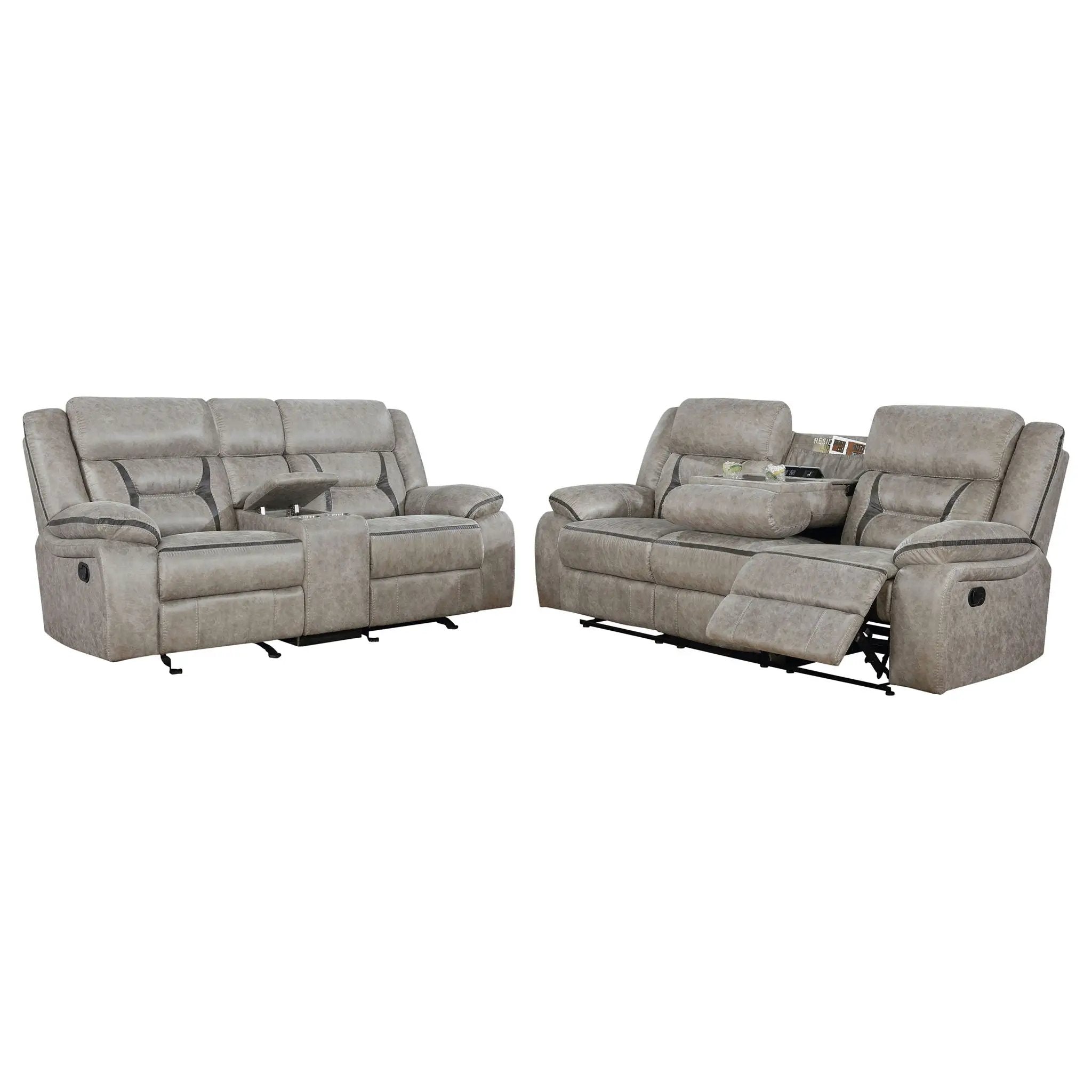 Brazelton - Pillow Top Arm Motion Living Room Set by HouseOfZazla