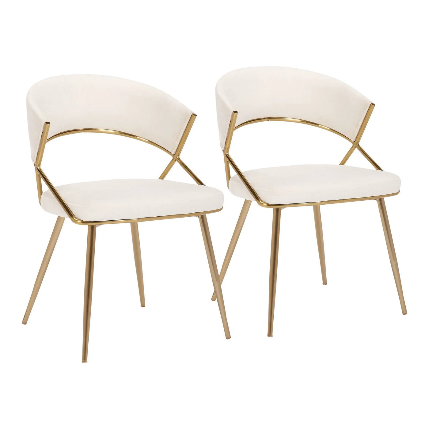 Jie - Glam Dining Chair (Set of 2) by HouseOfZazla