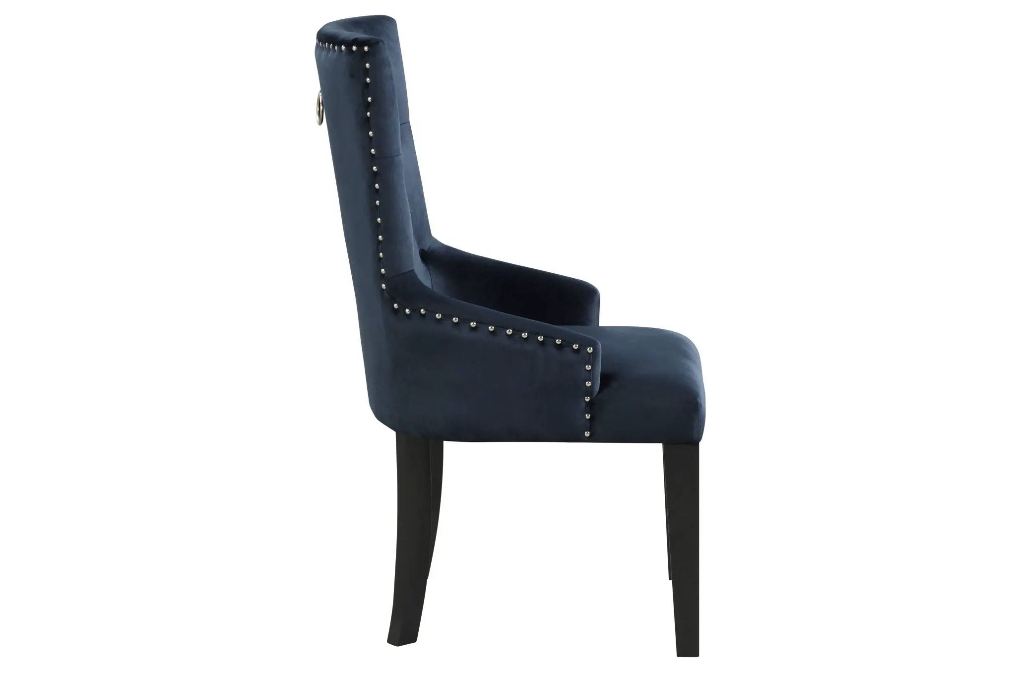 Varian II - Side Chair - Dark Navy by HouseOfZazla