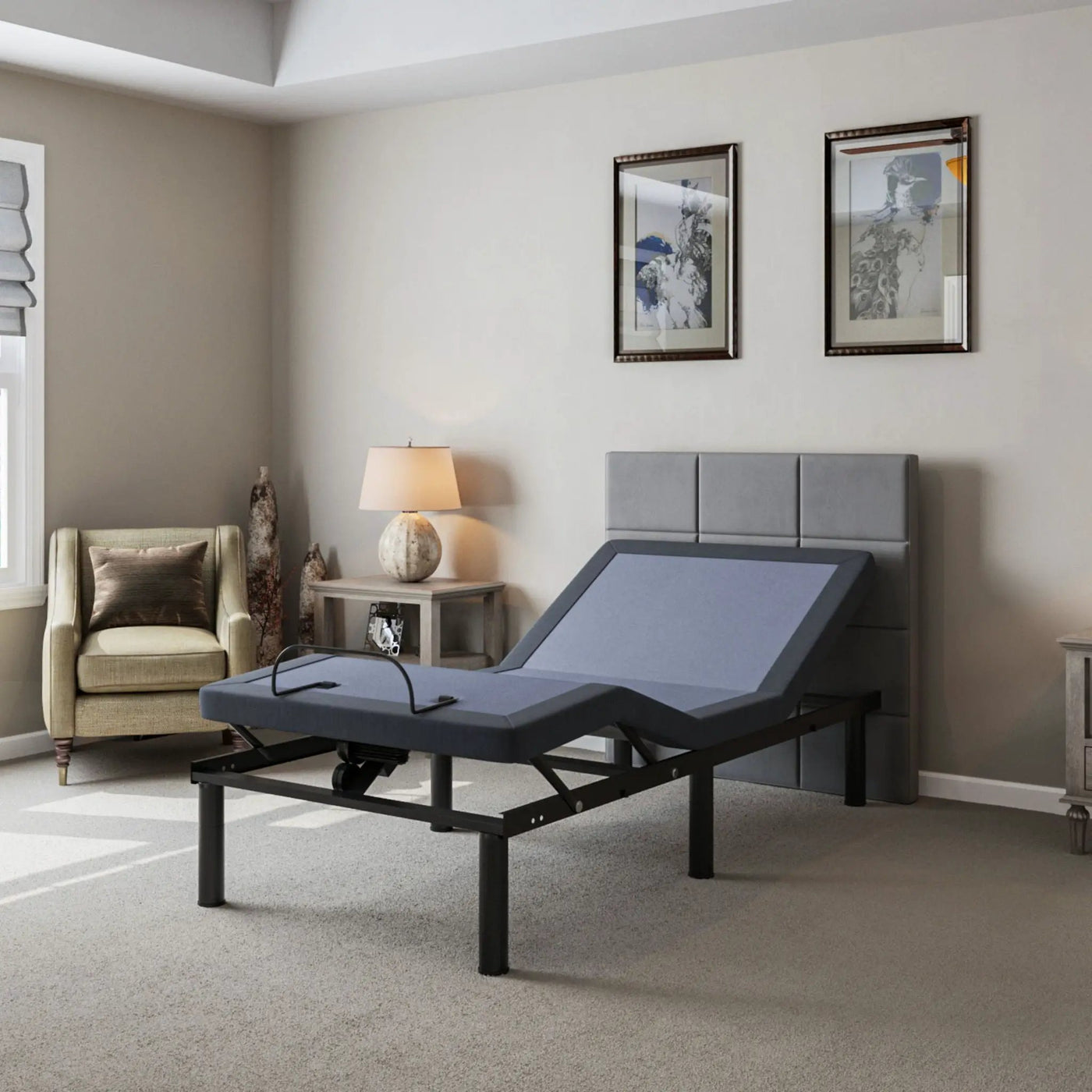 Bt2000 - Adjustable Bed Base With Full-Range Positions Adjustment by HouseOfZazla