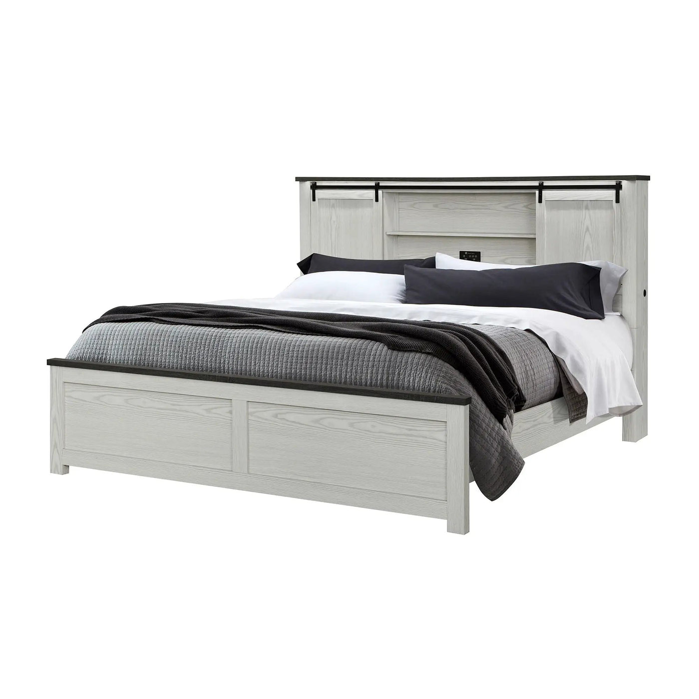 Avery - Bed With Bookcase Headboard by Unique Piece Furniture