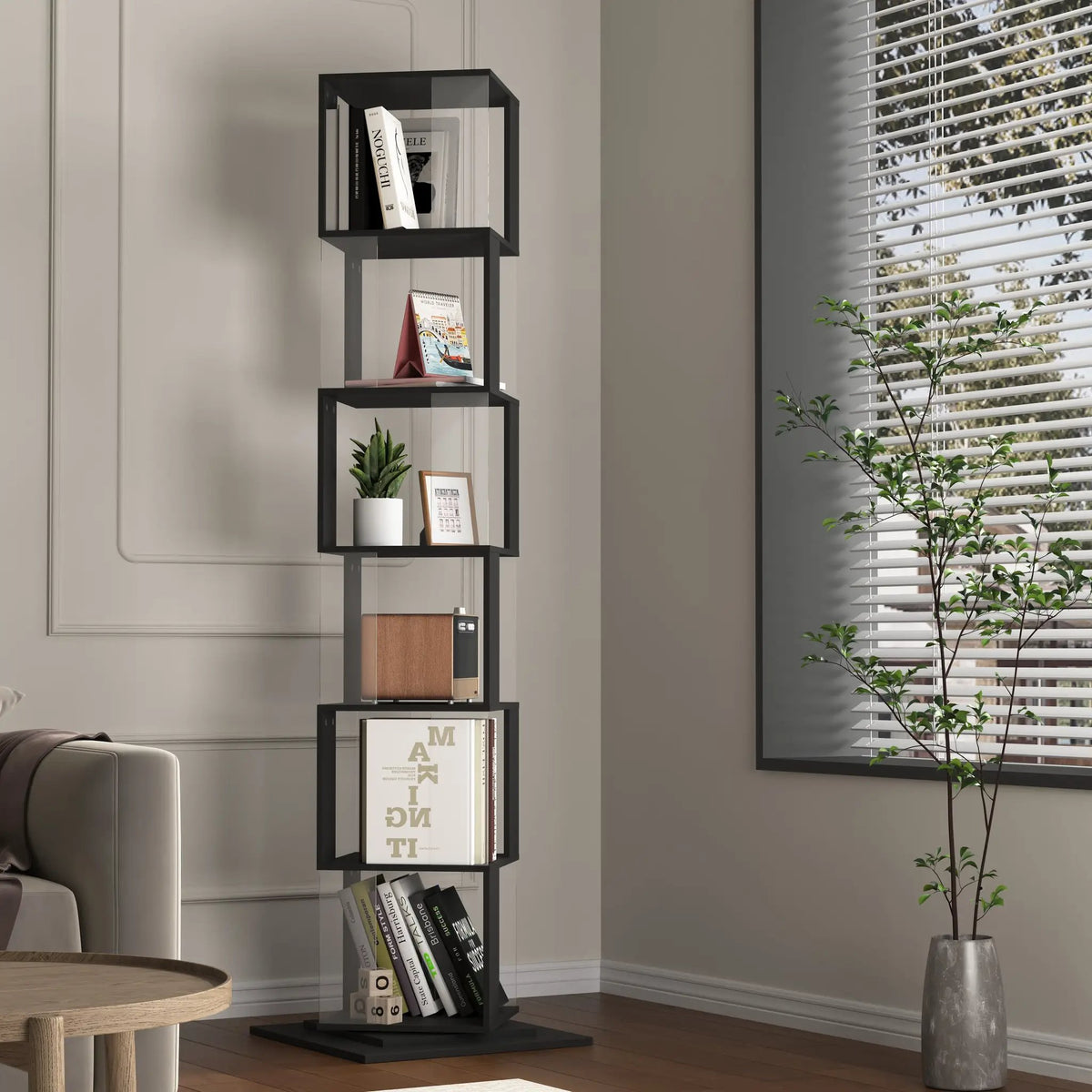 360° Rotating 6-Tier Display Shelf by HouseOfZazla