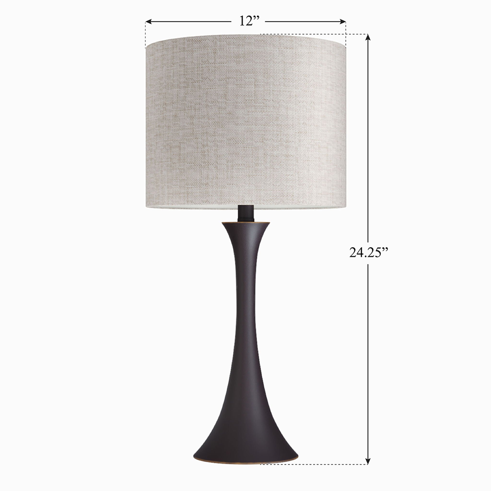 Lenuxe - Contemporary & Modern Design Table Lamp (Set of 2) by HouseOfZazla