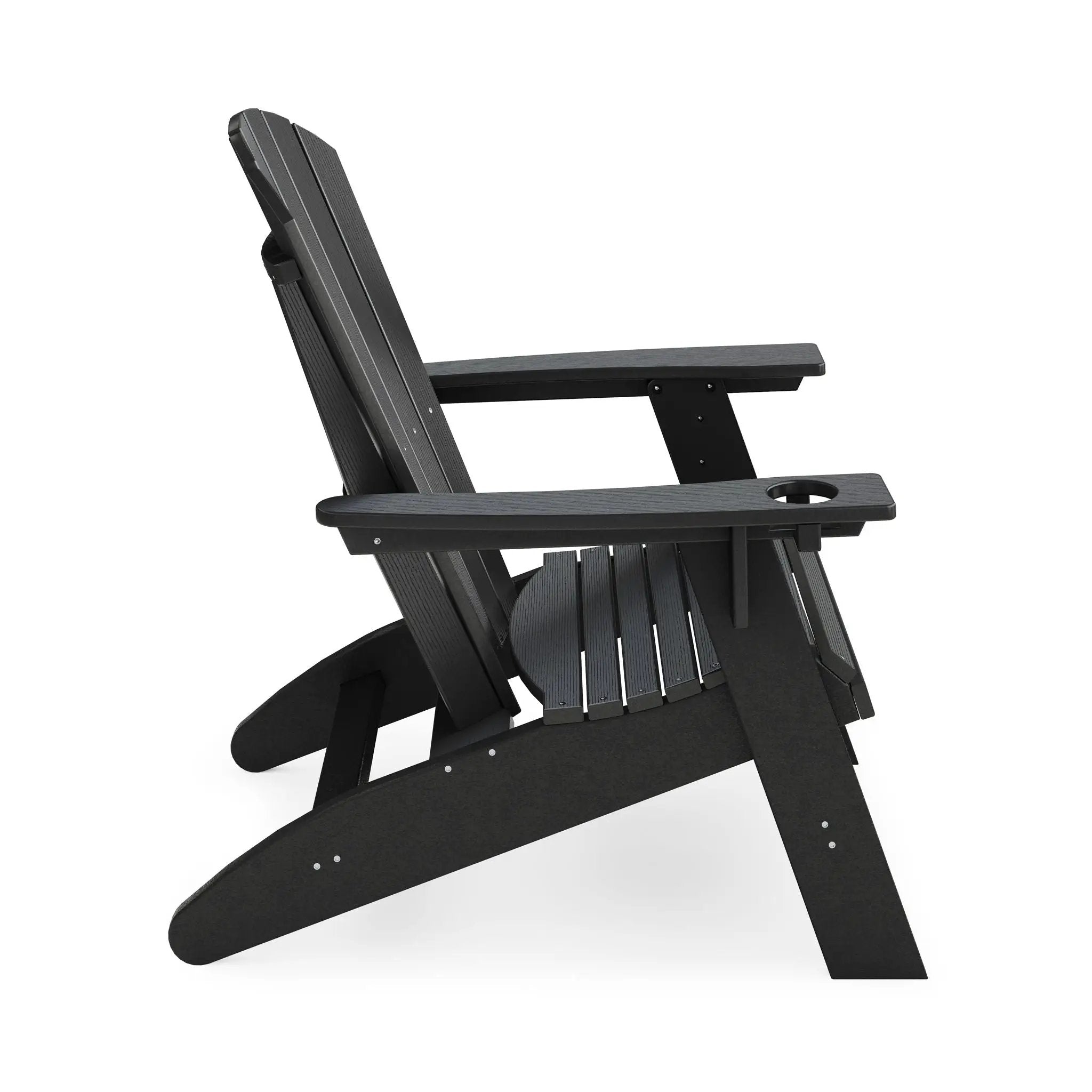 Adirondack Chair Sturdy HDPE Poly Lumber For Poolside, Patio, And Garden Relaxation by HouseOfZazla