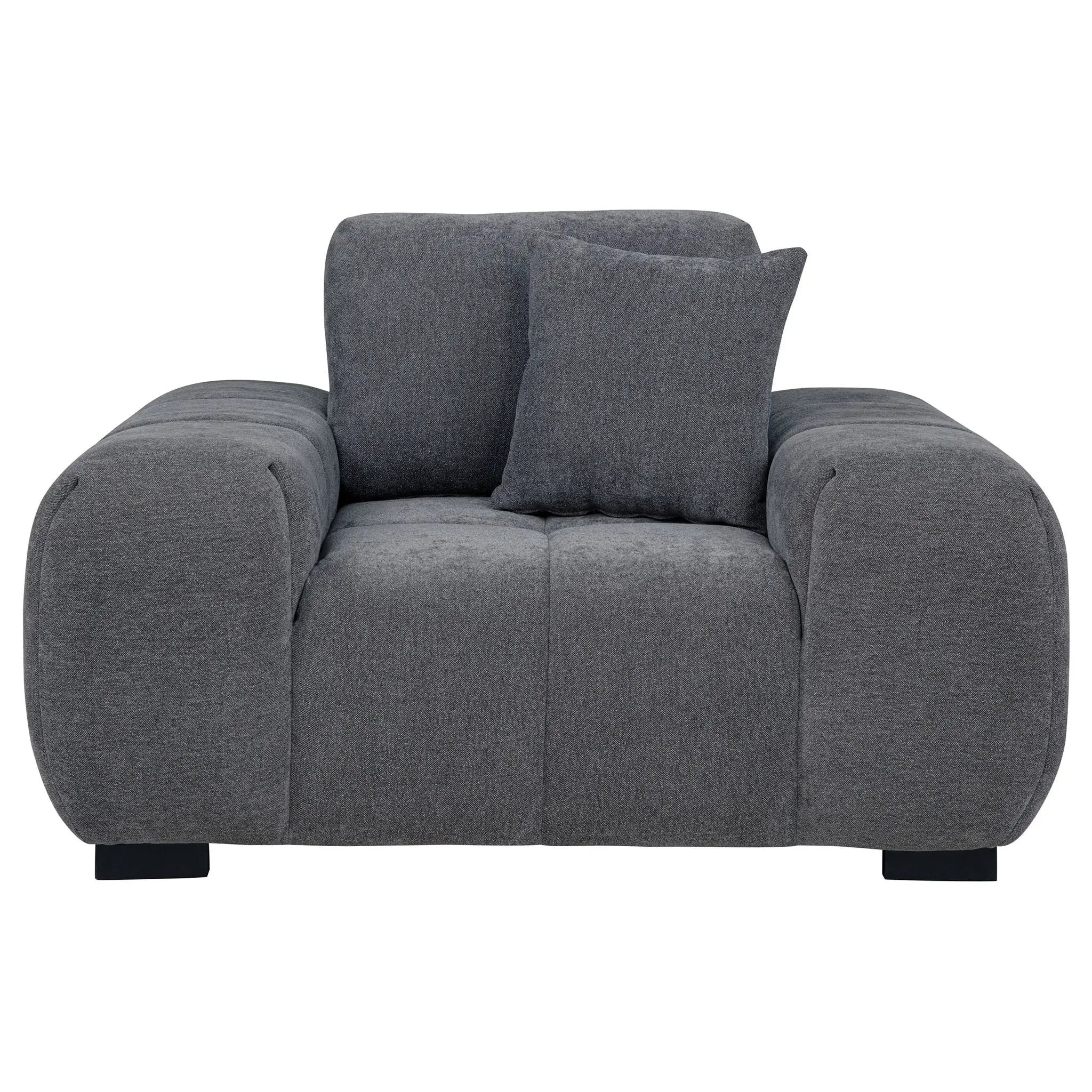 Plather - Track Arm Accent Chair by HouseOfZazla