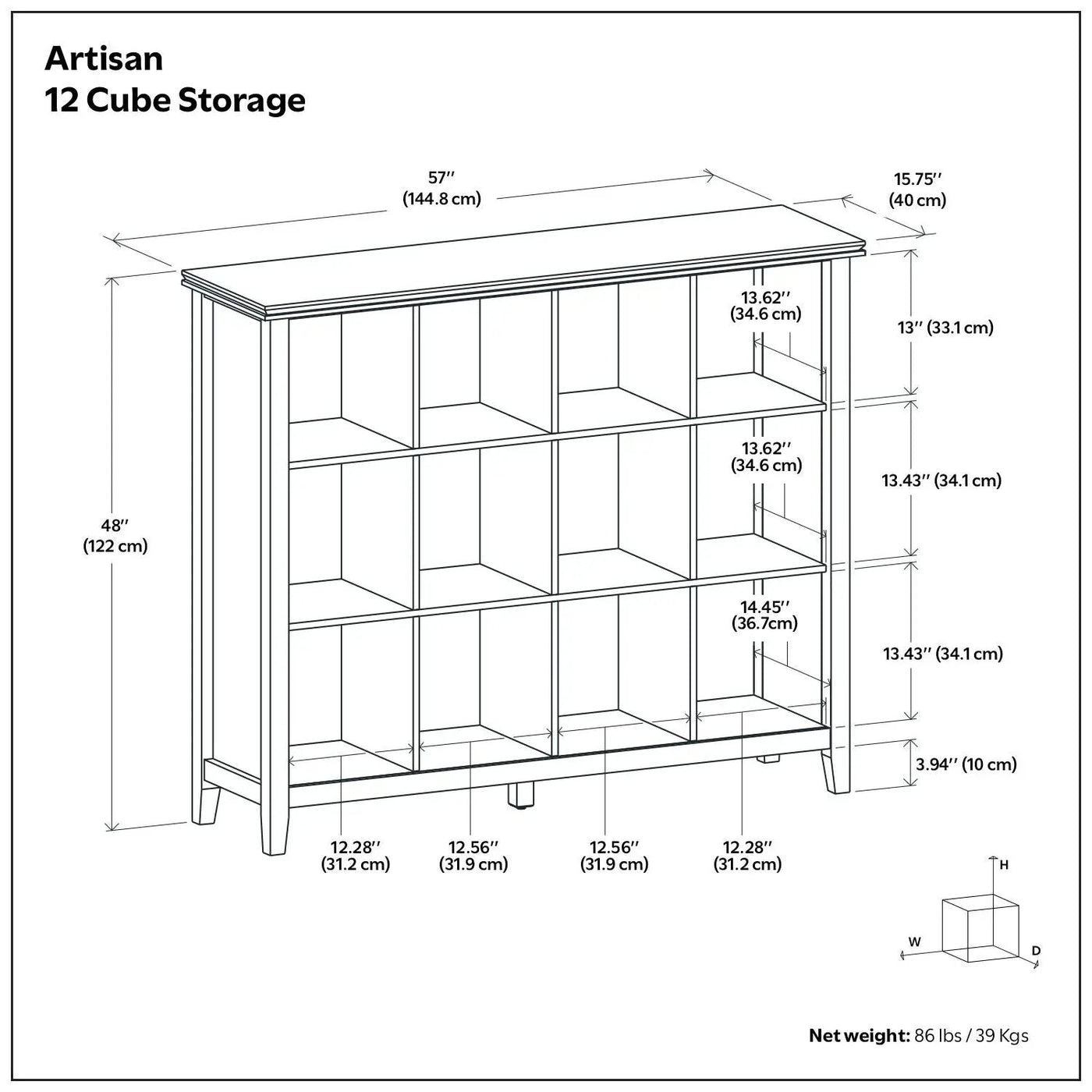 Artisan - Cube Storage by Unique Piece Furniture