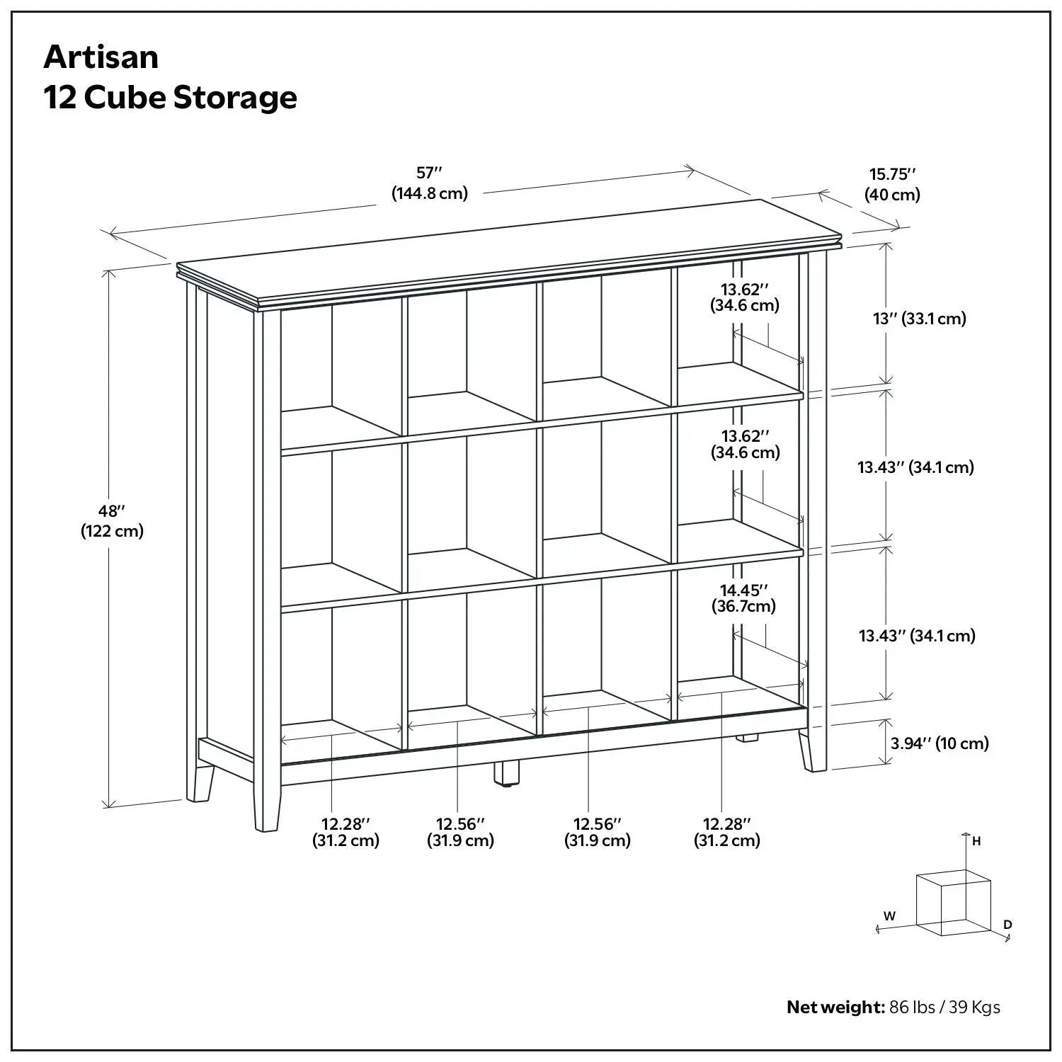 Artisan - Cube Storage by Unique Piece Furniture