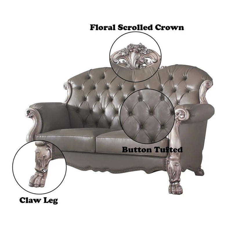 Dresden - Loveseat w/3 Pillows by Unique Piece Furniture