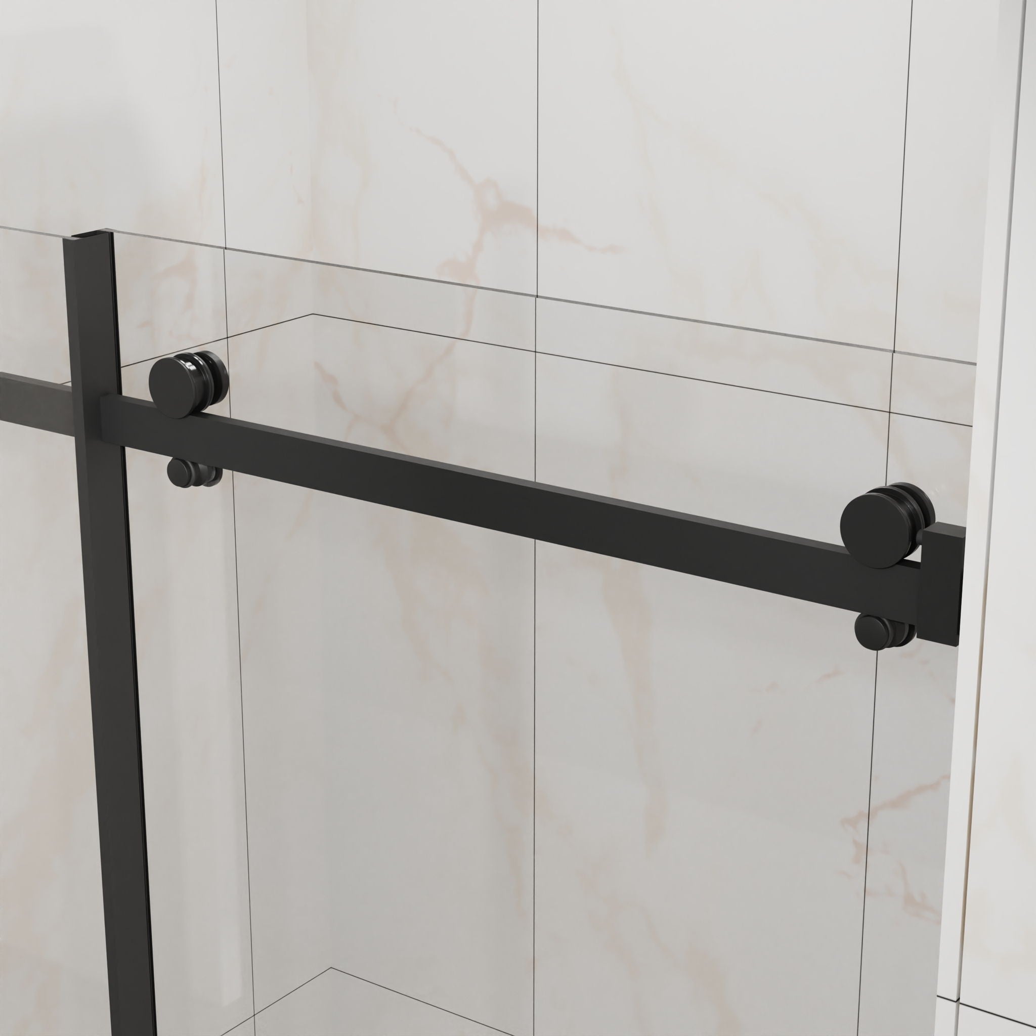 Frameless Tub Sliding Shower Door With Easy Clean Coating by HouseOfZazla
