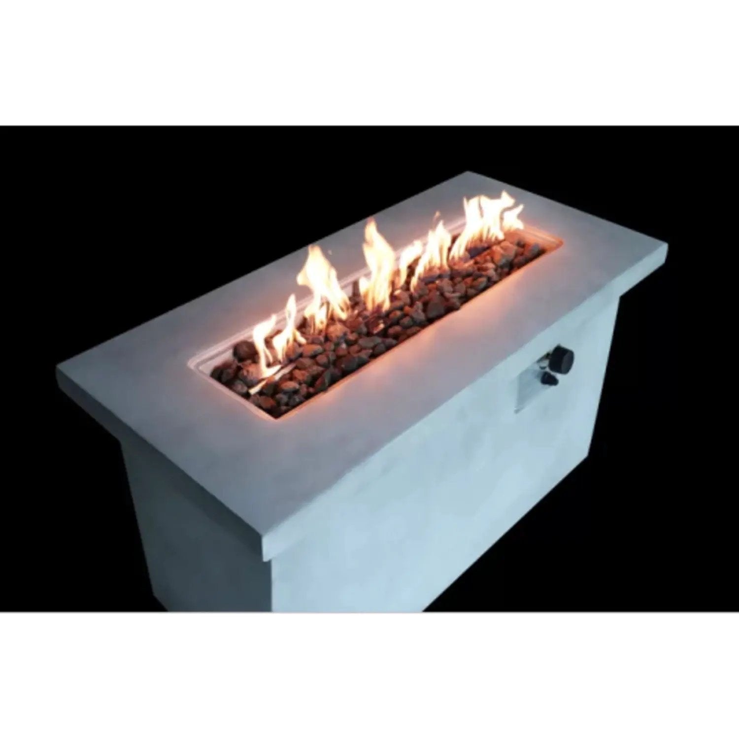 Propane / Natural Gas Outdoor Fire Pit Table - Gray by Unique Piece Furniture