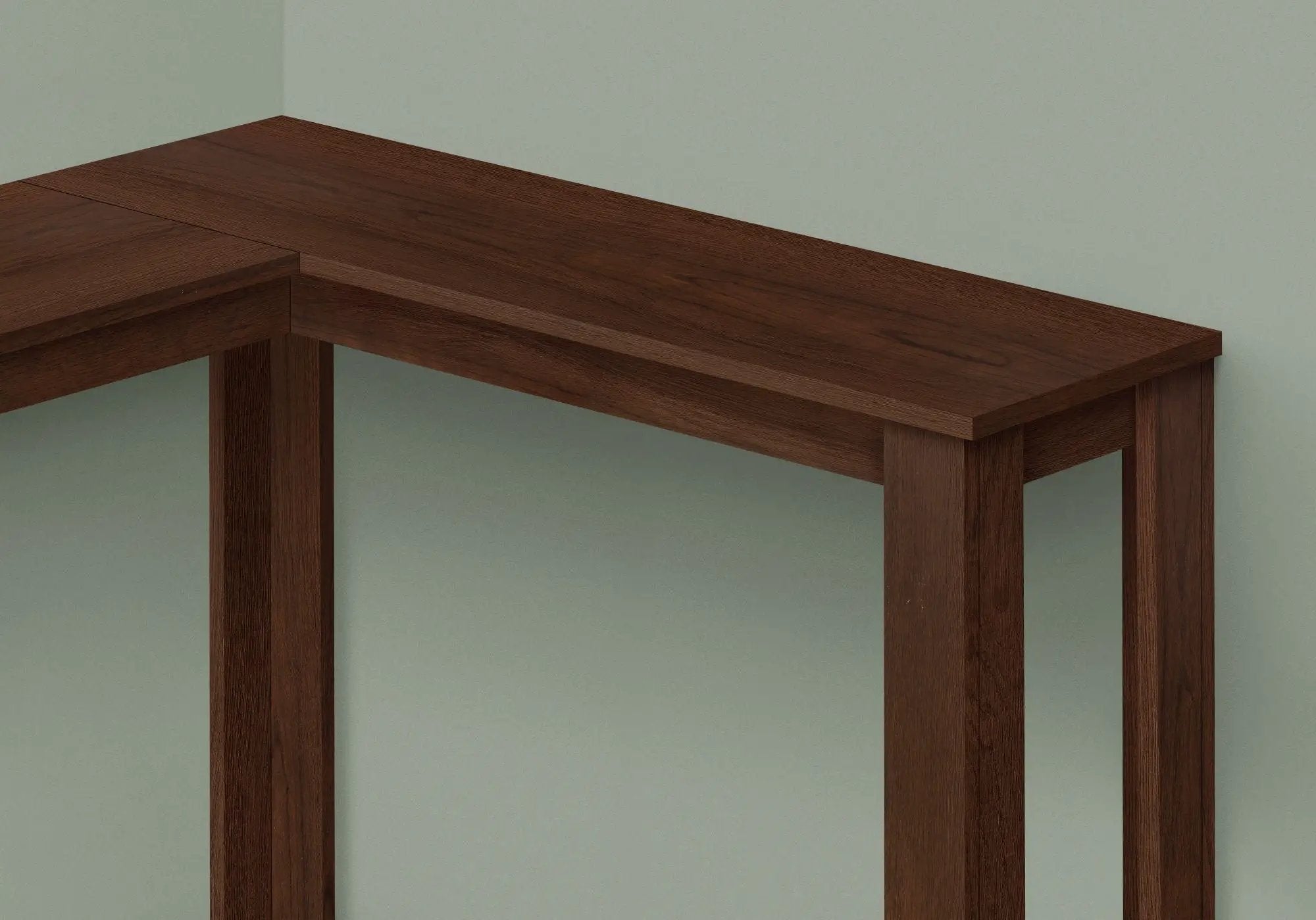 Corner Accent Console Table For Entryway, Contemporary & Modern - Cherry by HouseOfZazla