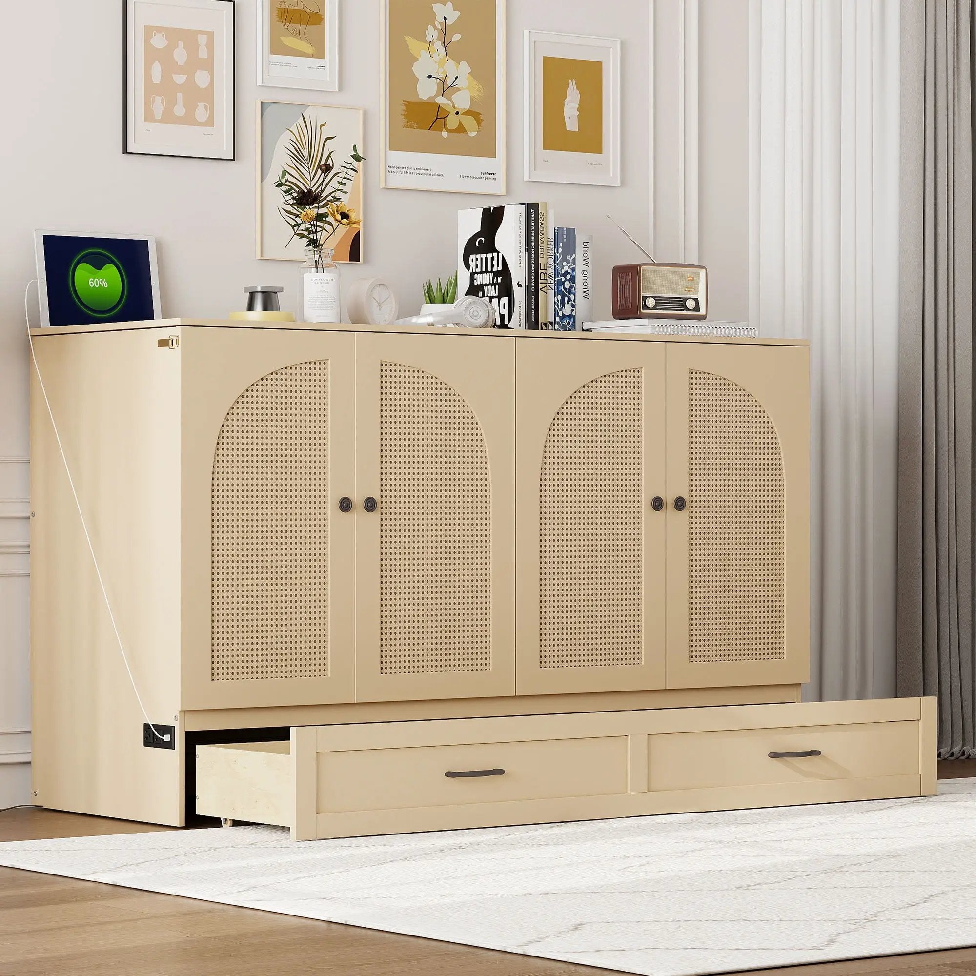 Murphy Bed With Large Drawers by HouseOfZazla