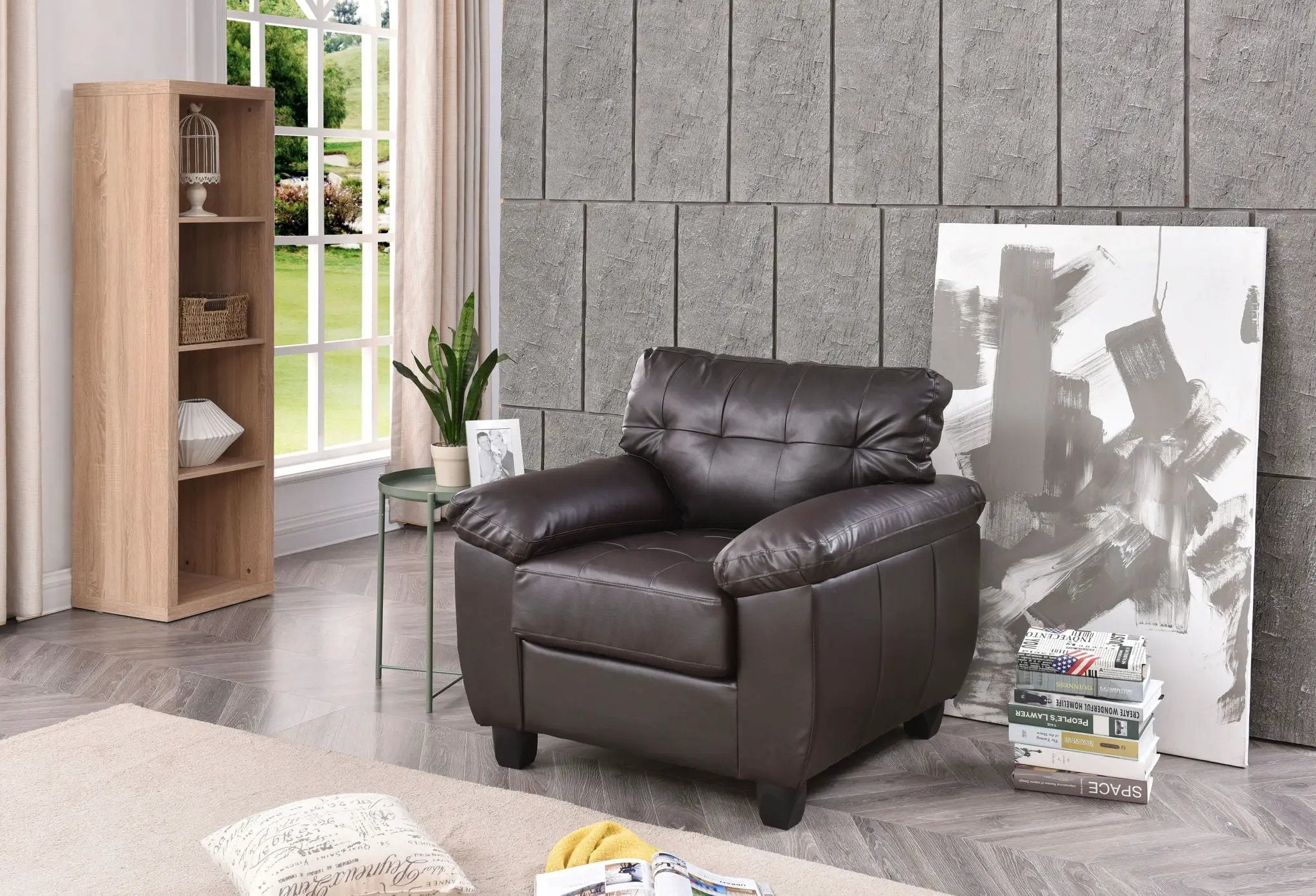 Sleek And Comfortable Accent Chair by Unique Piece Furniture