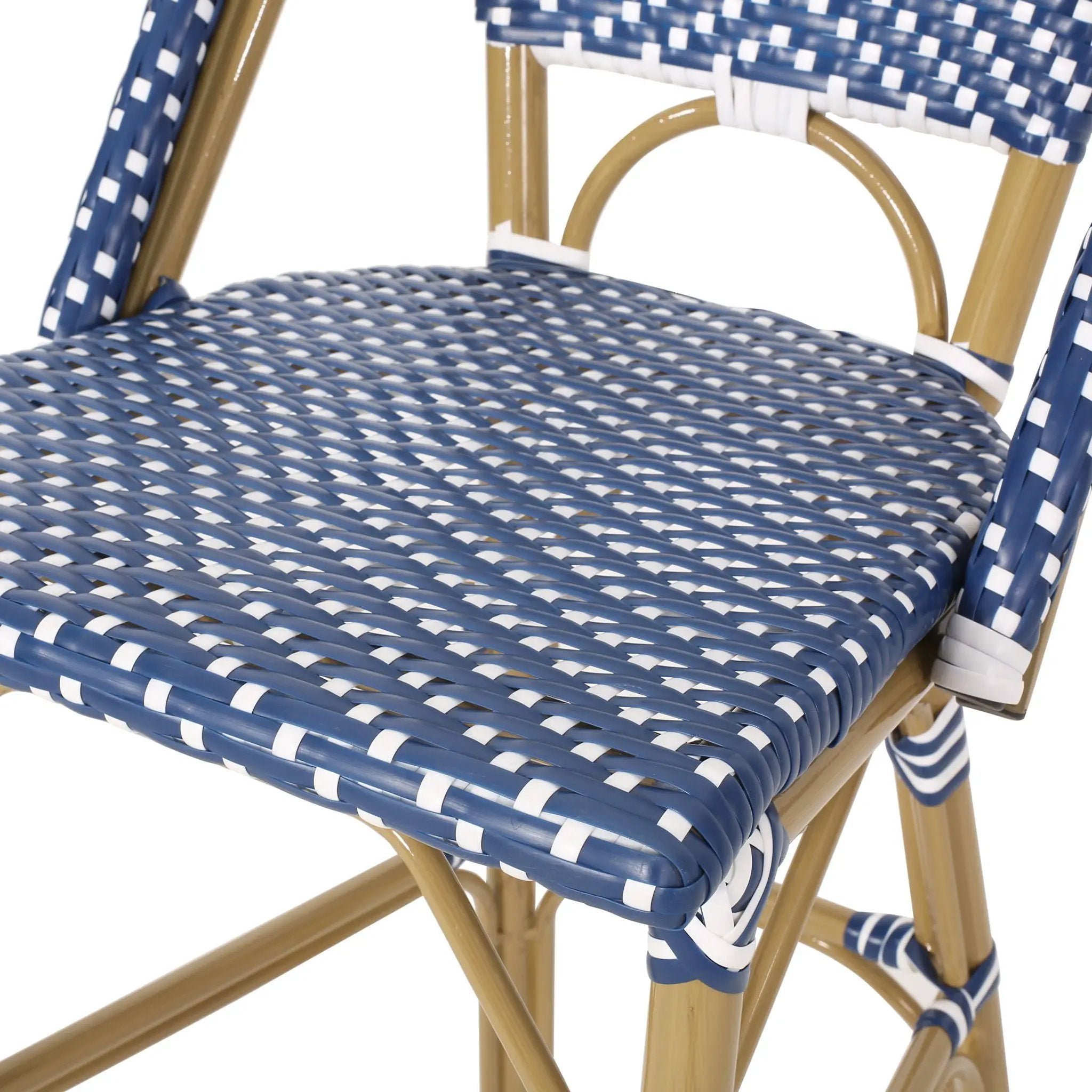 Outdoor PE Rattan French Barstool Set by HouseOfZazla
