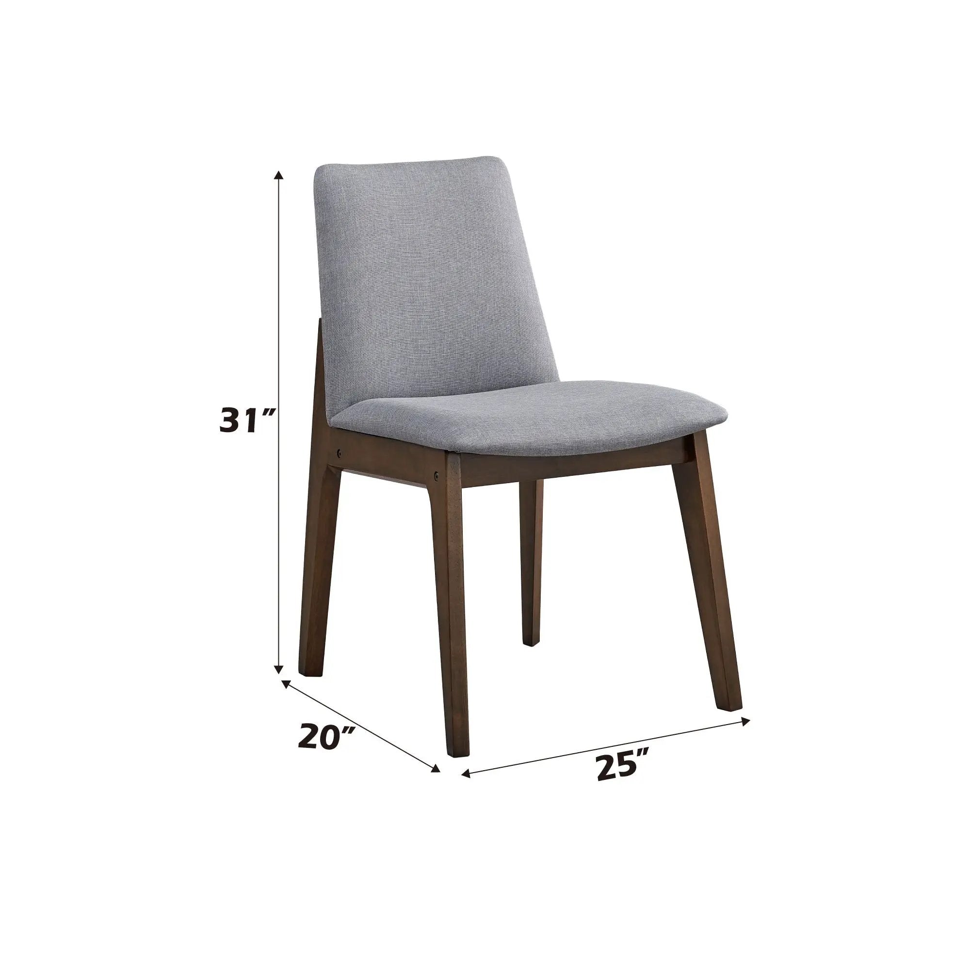 Kaela - Side Chair (Set of 2) - Light Gray by Unique Piece Furniture