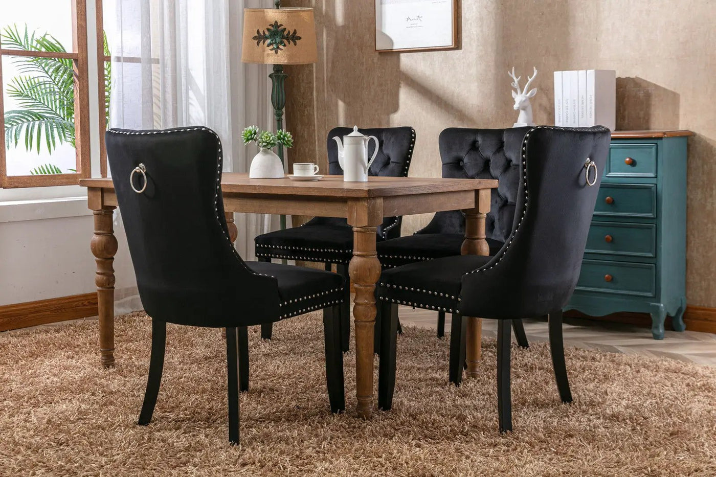 Nikki - High-End Tufted Dining Chair (Set of 2) by HouseOfZazla
