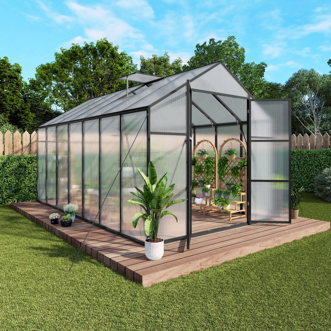 Gain Height Windproof All Season Outdoor Garden Shelter by HouseOfZazla