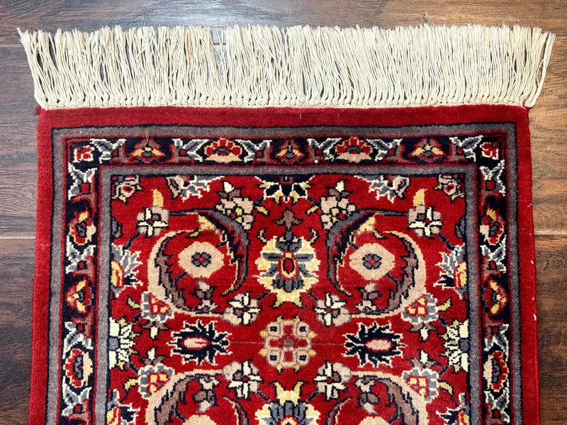 Small Pak Persian Handmade Wool Rug 1.7 x 2, Red by Jewel Rugs