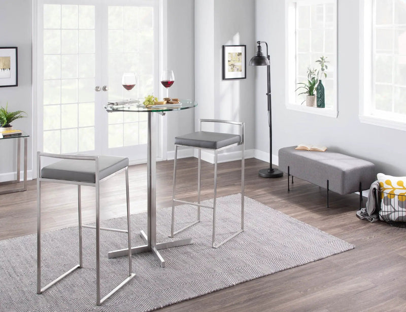 Fuji - Contemporary And Elegant Design Stackable Barstool by Unique Piece Furniture