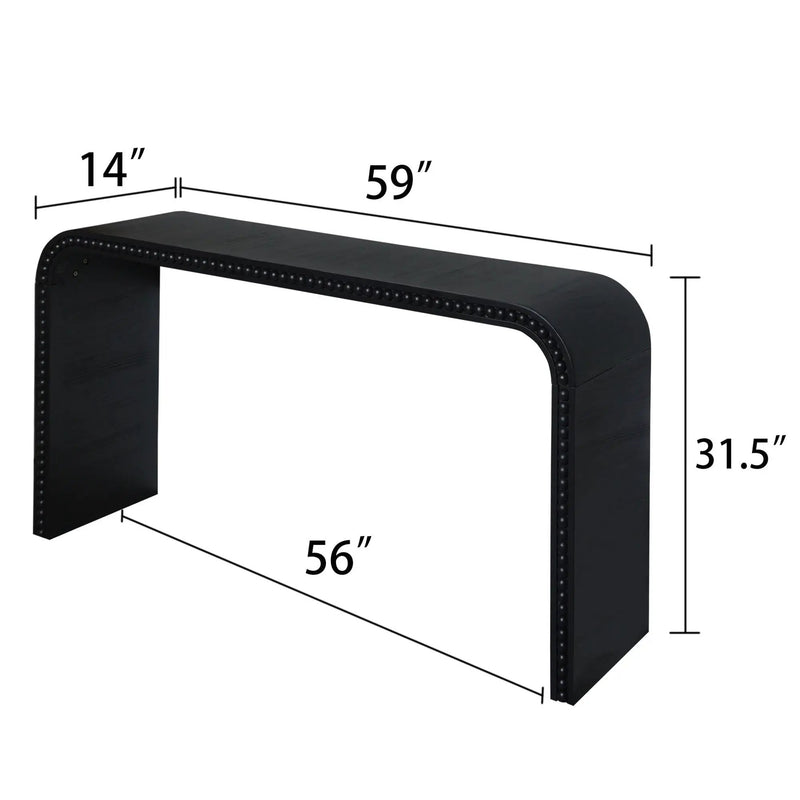 Waterfall Console Table by Unique Piece Furniture