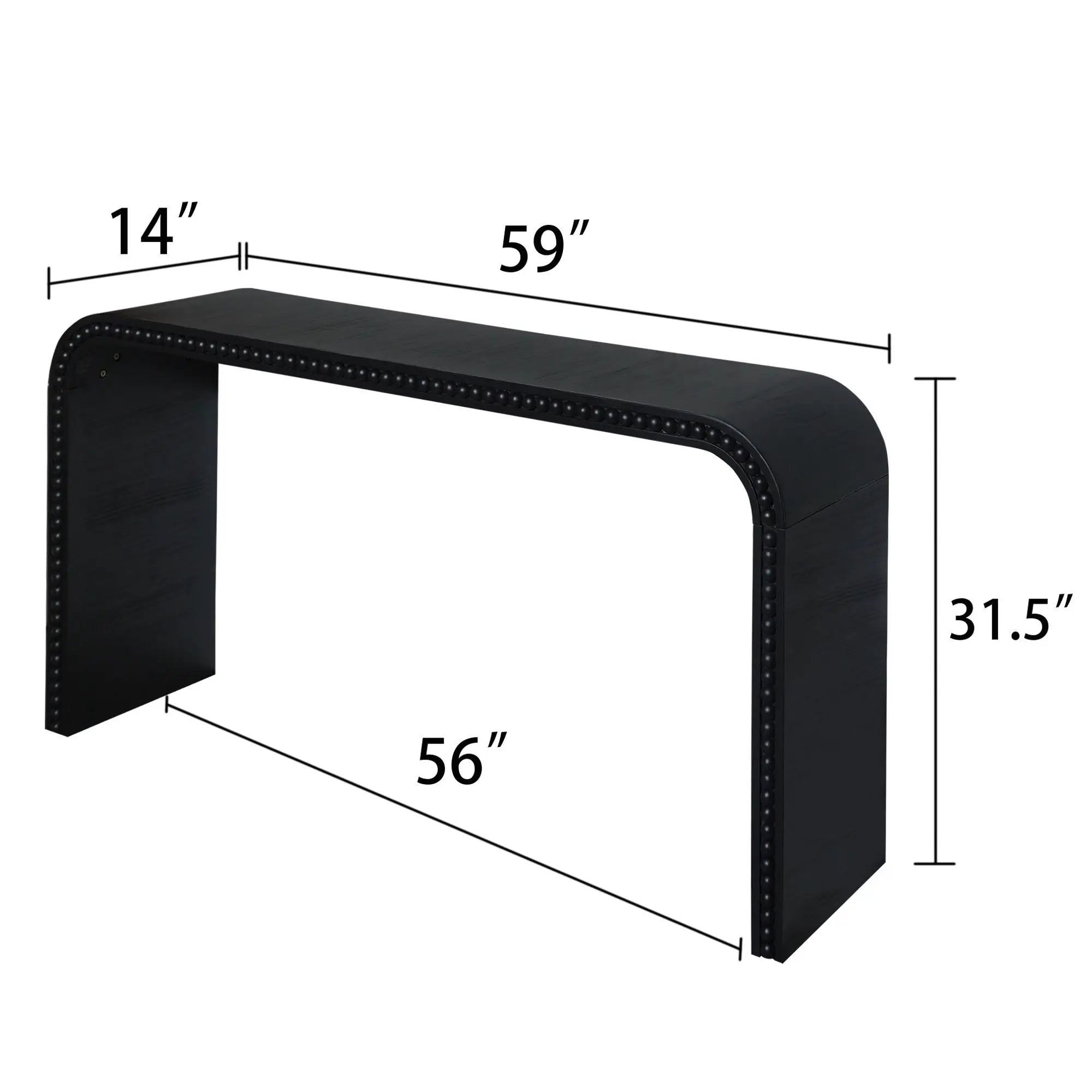 Waterfall Console Table by Unique Piece Furniture