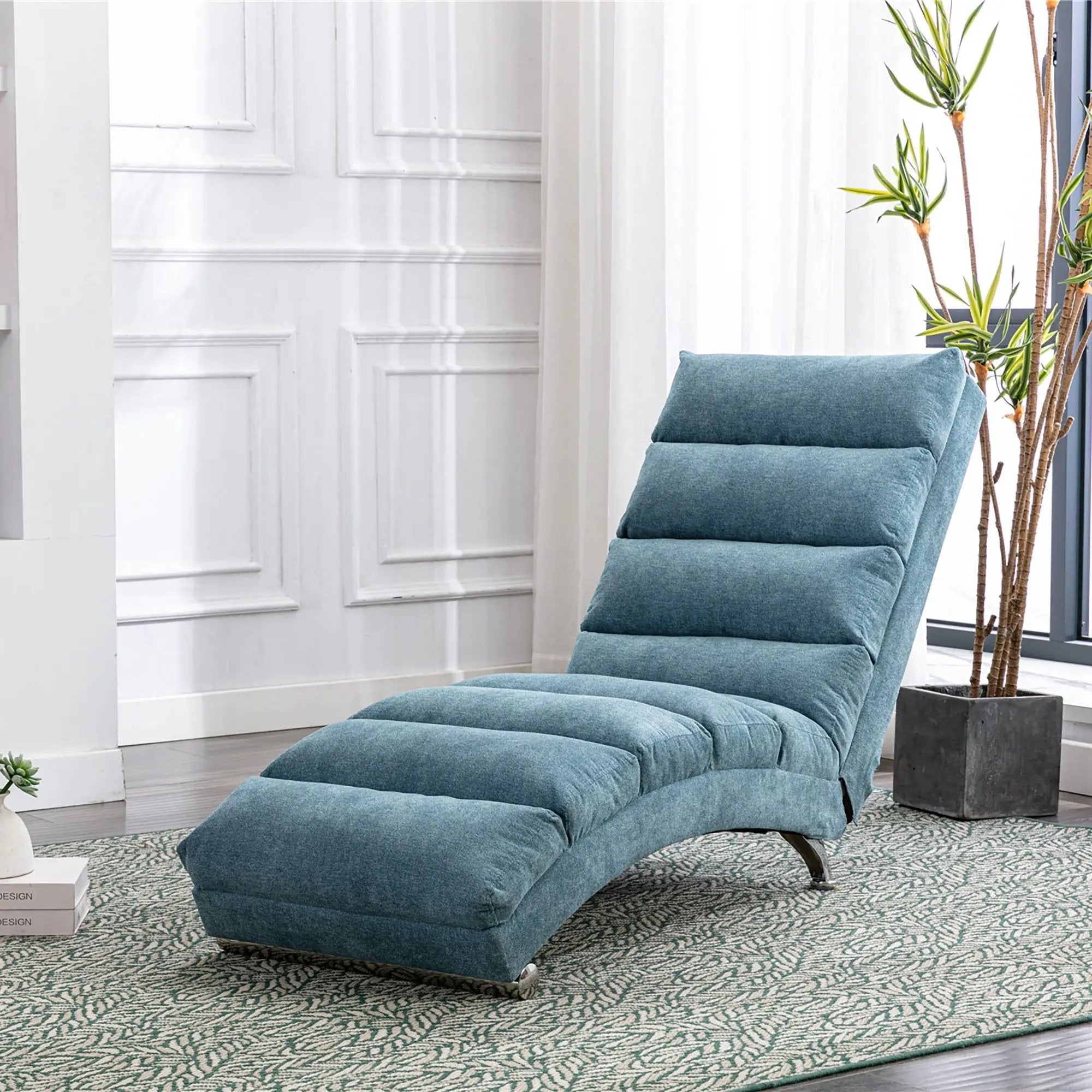 Massage Chaise Lounge Indoor With Remote Control, Ergonomic Electric Massage Lounger by Unique Piece Furniture