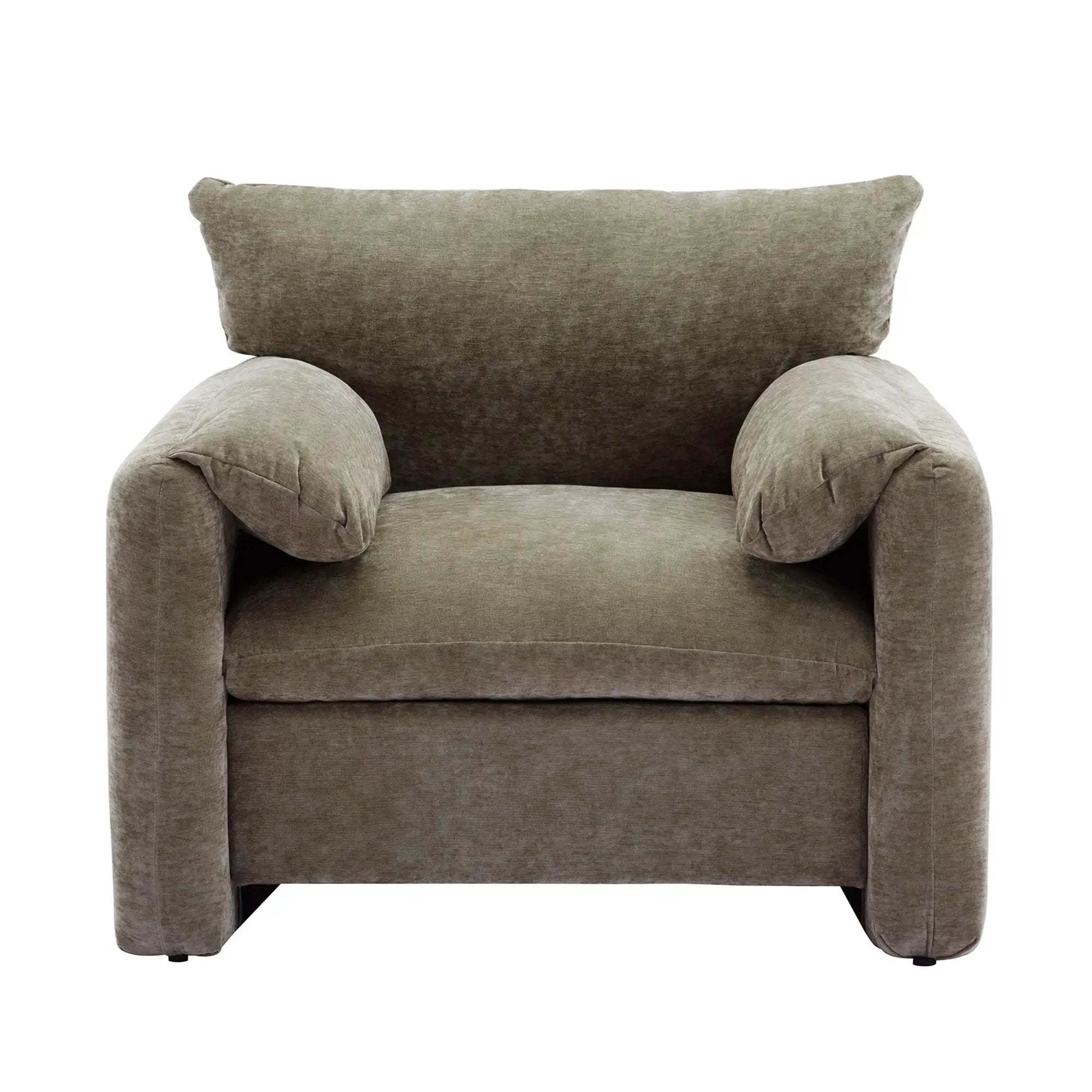 Oversized Accent Single Sofa Lounge Chair - Matcha Green by HouseOfZazla