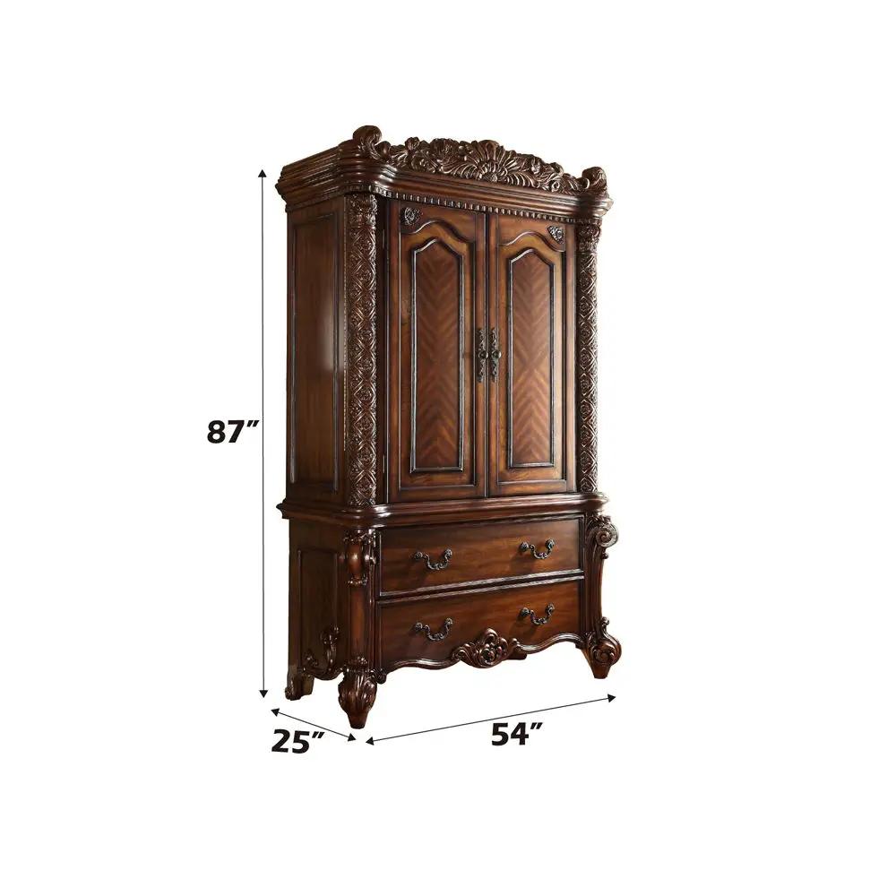 Vendome - Wardrobe/TV Armoire - Cherry by Unique Piece Furniture