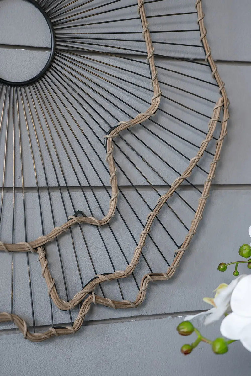 Metal Flowers Wall Decor, Transitional Wall Floral Sculpture For Foyer Porch Hallway Entrance (Set of 3) - Gold by HouseOfZazla