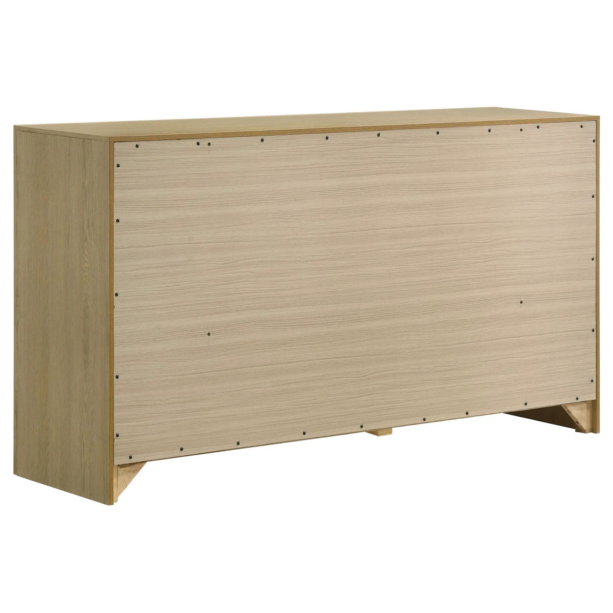 Hendricks 6-drawer Bedroom Dresser Storage Cabinet Light Oak by Unique Piece Furniture