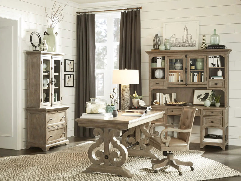 Tinley Park - Desk - Dove Tail Gray by Unique Piece Furniture