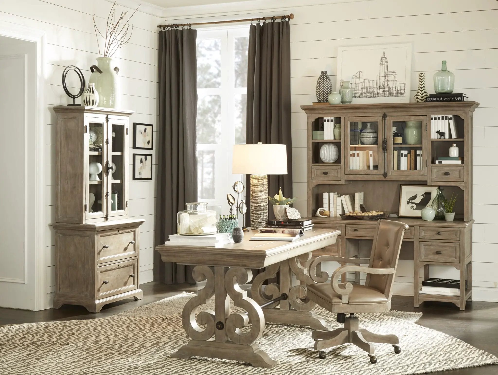 Tinley Park - Fully Upholstered Swivel Chair - Dove Tail Gray by Unique Piece Furniture