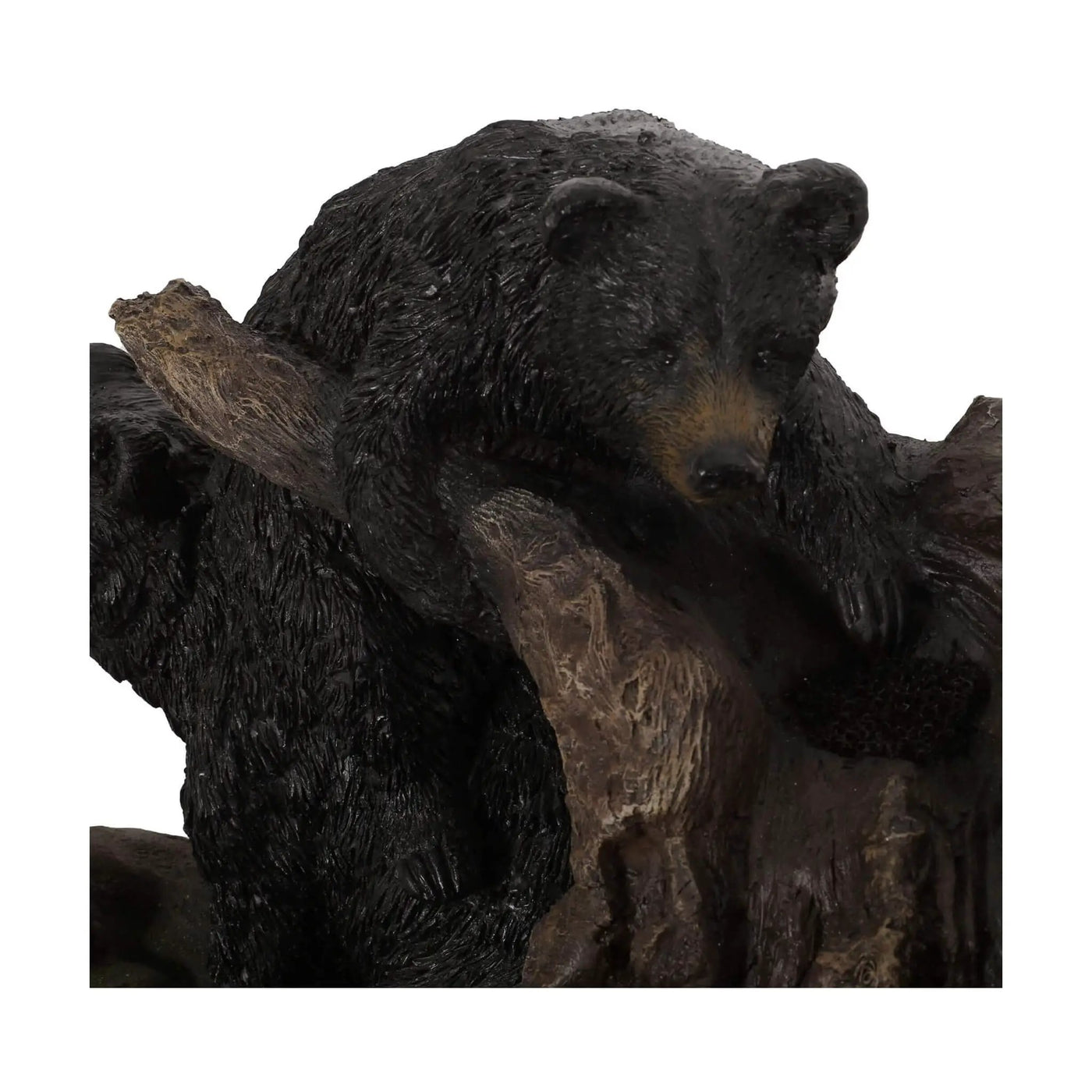 22-Inch Weather-Resistant Outdoor Bears On A Log Floor Fountain With LED Lights (SAK77651) by SAKSBY WHOLESALE