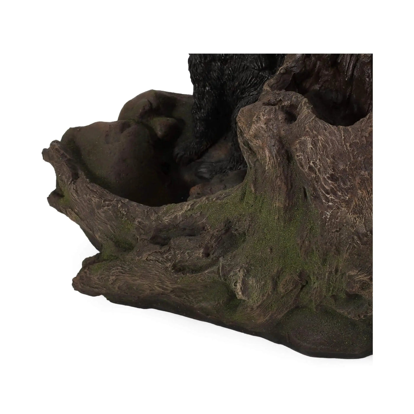 22-Inch Weather-Resistant Outdoor Bears On A Log Floor Fountain With LED Lights (SAK77651) by SAKSBY WHOLESALE