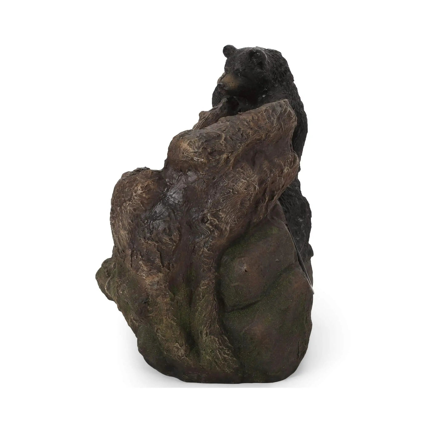 22-Inch Weather-Resistant Outdoor Bears On A Log Floor Fountain With LED Lights (SAK77651) by SAKSBY WHOLESALE